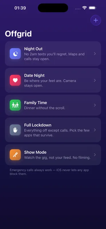 Offgrid: App Blocker & Focus screenshot 5 of 6