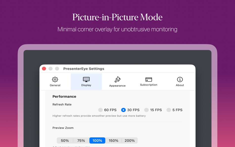 #3. PresenterEye - Display Preview (macOS) 게시자: Jigar Patel