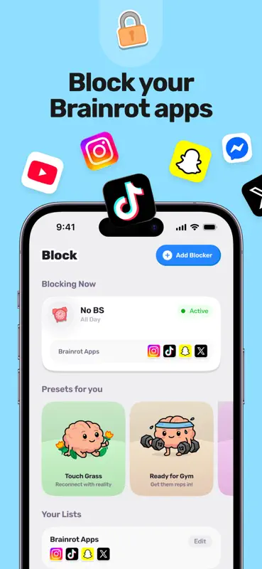 Brainrot: Screen Time Control screenshot 2 of 10