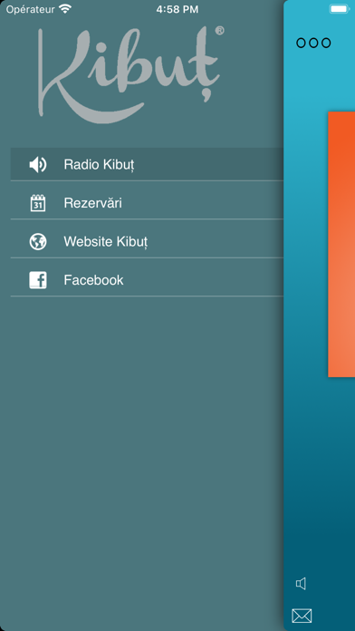 Radio Kibuț app screenshot