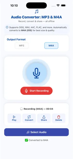 Audio Recorder & Converter screenshot 4