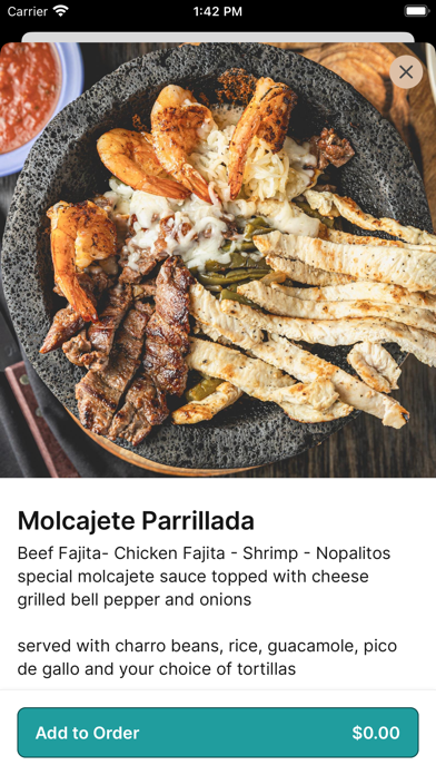 Taqueria Los Agaves iPhone screenshot 3 - Food & Drink app