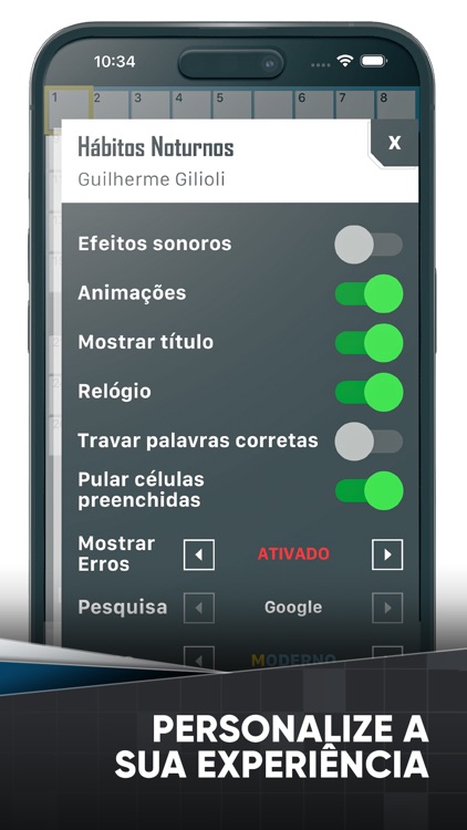 Palavras Cruzadas - Português screenshot-3
