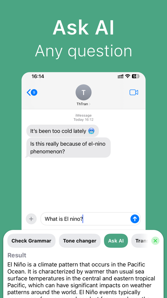 #5. TyperAI: AI Keyboard & Writer (iOS) Podle: Thao Tran