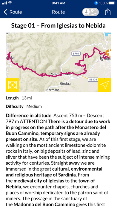 Cammino di Santa Barbara Screenshot