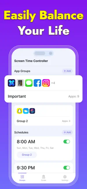 MyFocus - Screen Time Control screenshot 2