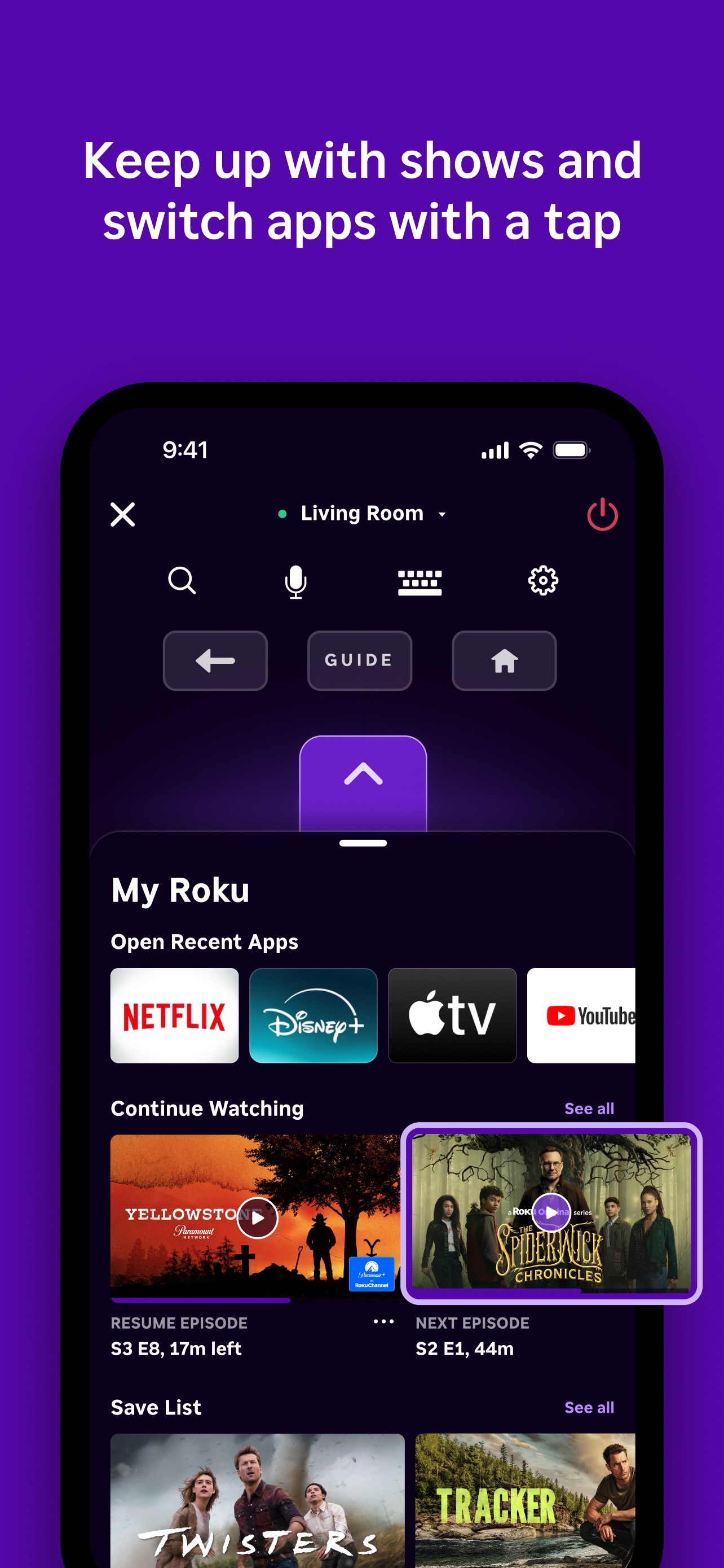 The Roku App (Official) 스크린샷 4