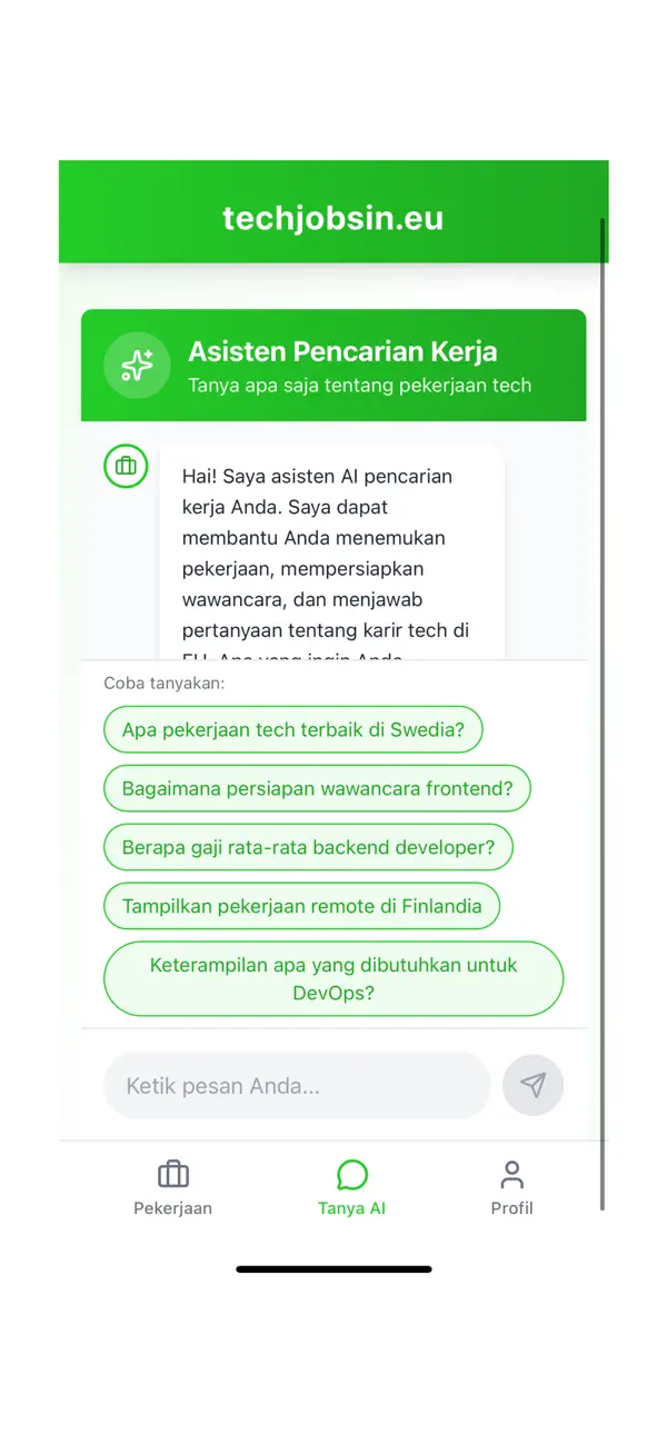 Screenshot #3 pour Tech Jobs In EU