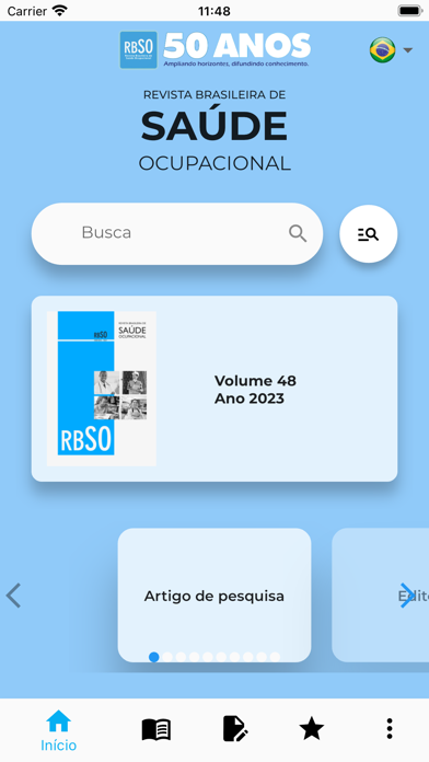 RBSO - Rev Bras Saúde Ocup Screenshot