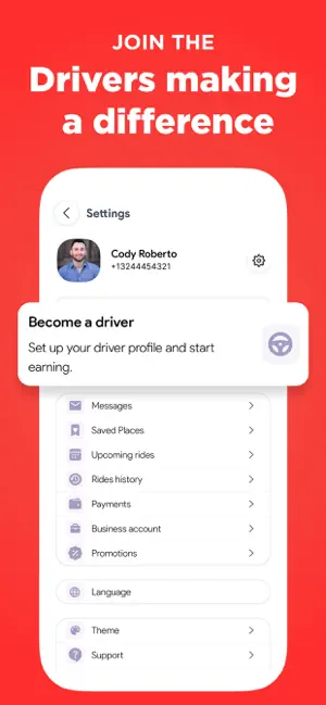 Uride Passenger iPhone screenshot 6