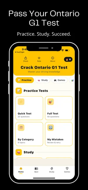 Ontario G1 Test Prep 2026 screenshot 1