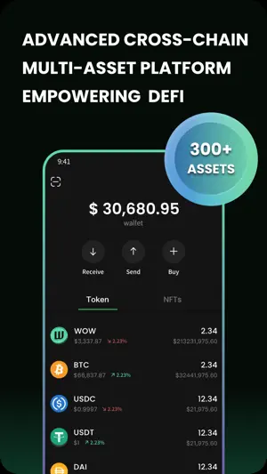 WOW EARN: BTC & Crypto Wallet screenshot 1
