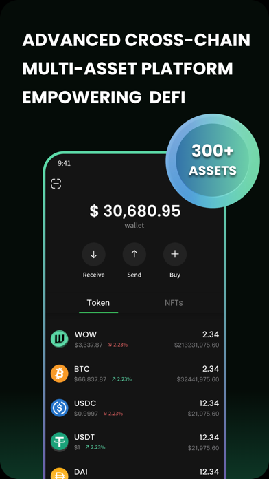 WOW EARN: BTC & Crypto Wallet Screenshot