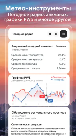 Скриншот Погода Партнер Pro - Прогноз на iPhone 10