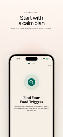 Food Allergy Tracker - Lergy iPhone screenshot