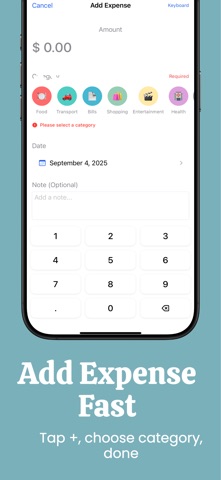 Knox: Expense Tracker iPhone screenshot