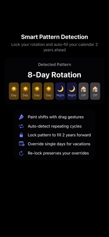 Shift Worker Calendar & Alarm screenshot