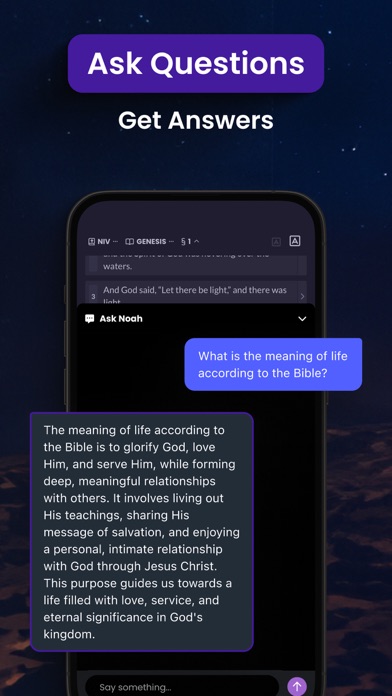 Noah - A.I. Bible & Chat iPhone screenshot 3 - Reference app