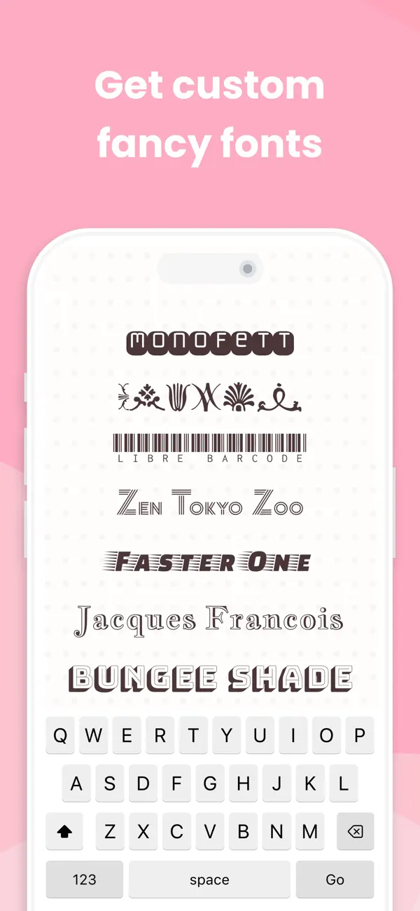Screenshot #1 pour Fontly: Fonts for Story, Video