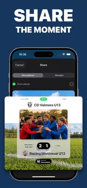 Scoreshare: Soccer Scoreboard screenshot 2