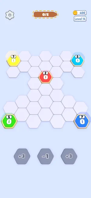 Hexa Flow:Number Puzzle screenshot 1