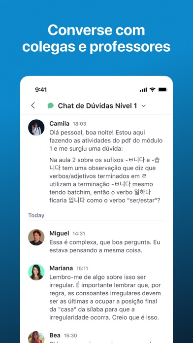 Coreano Online iPhone screenshot 5 - Social Networking app