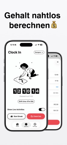 Zeiterfassung & Stempeluhr — Screenshot 3
