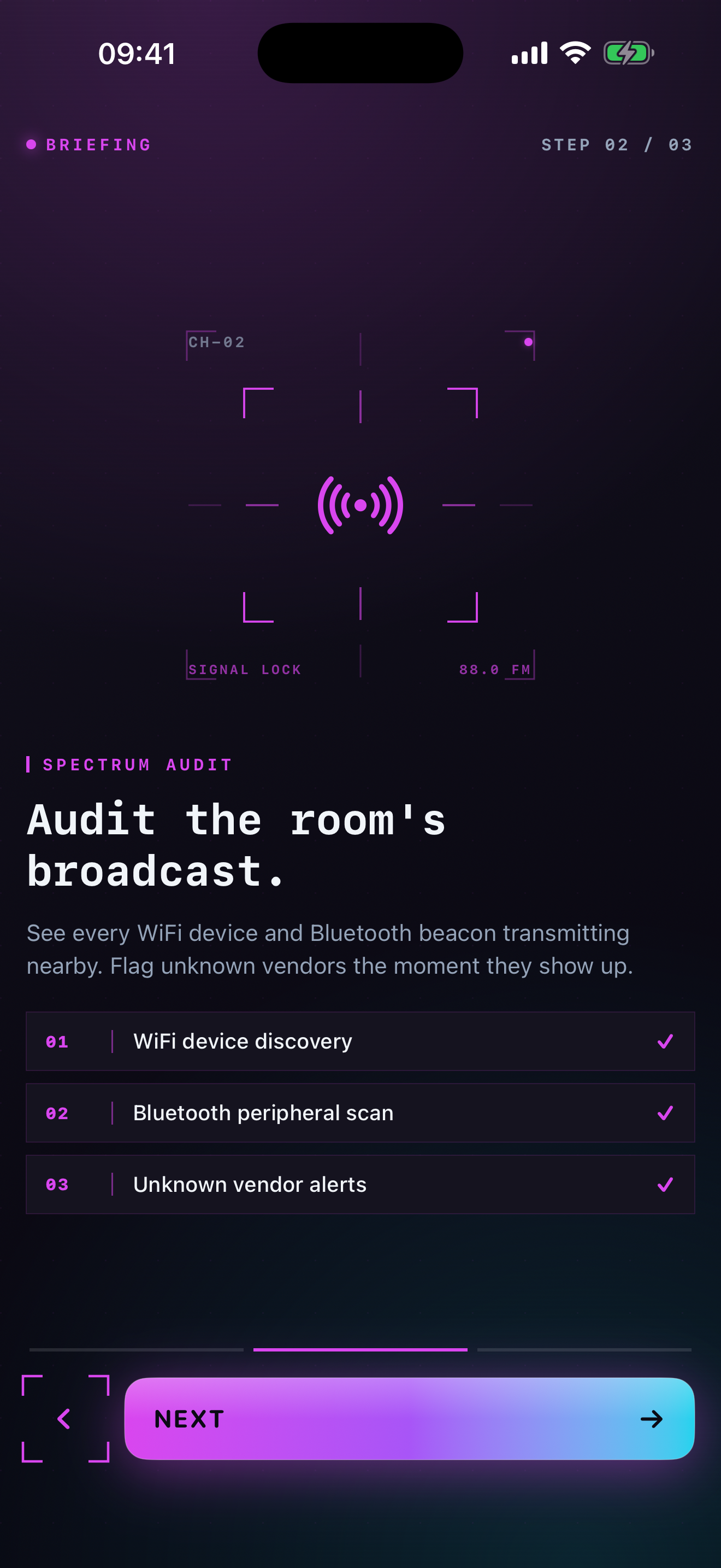 Argus: AntiSpy Camera Sweep screenshot 3
