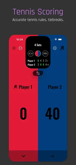 Capture d'écran de ScoreMate - Perfect Scoreboard sur iPhone 3