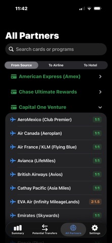 Reward Points Tracker Screenshot 3 of 6