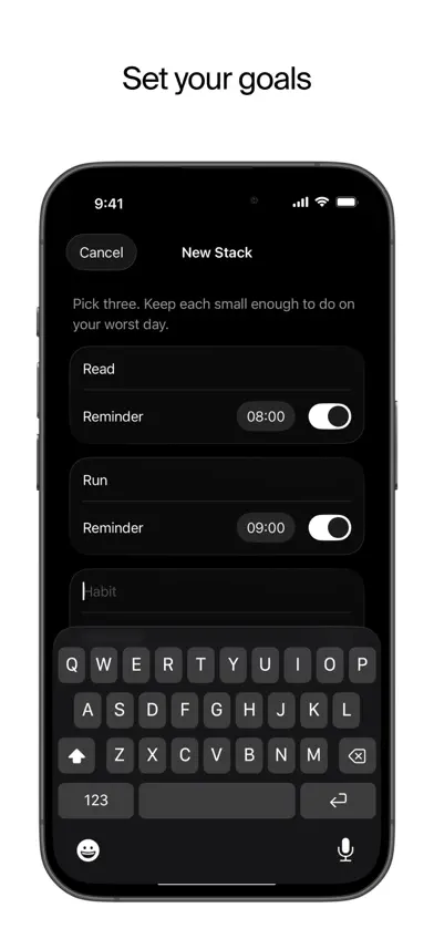 Stack - Daily Intentions screenshot 3