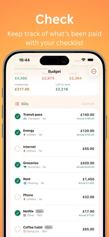 Risewell Grow: Savings Tracker iPhone screenshot