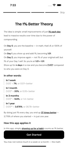Compounding Habits - 1% Better Screenshot 4 of 9