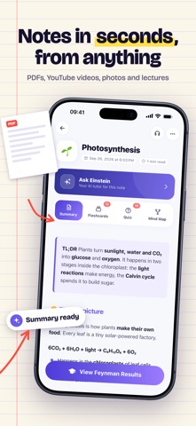 Einstein AI: Learn & Memorize Screenshot 2 of 10