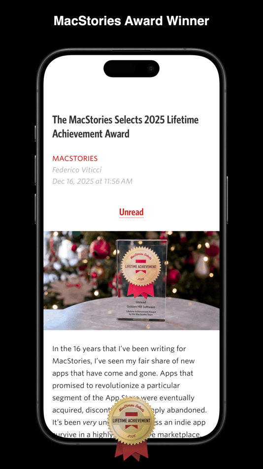 #4. Unread: An RSS Reader (macOS) Által: Golden Hill Software