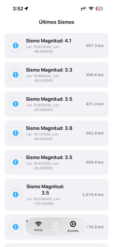 SASNO - Alerta Sísmica screenshot 4 of 5