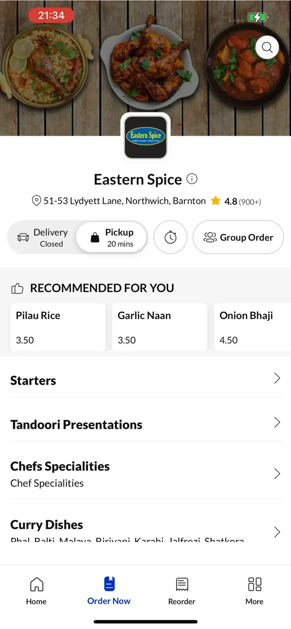 Screenshot #2 pour Eastern Spice Barnton