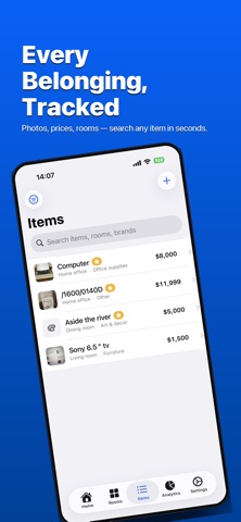 ClaimReady - Home Inventory iPhone screenshot