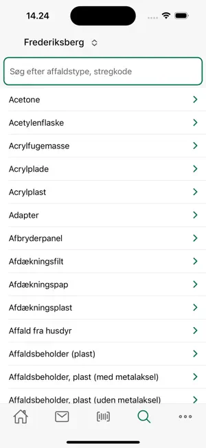 Frederiksberg Affald screenshot 2