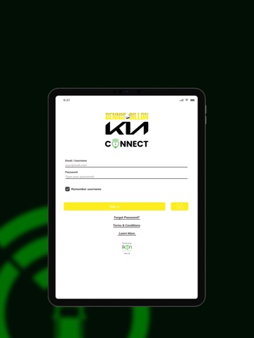 Dennis Dillon Kia Connect iPad screenshot