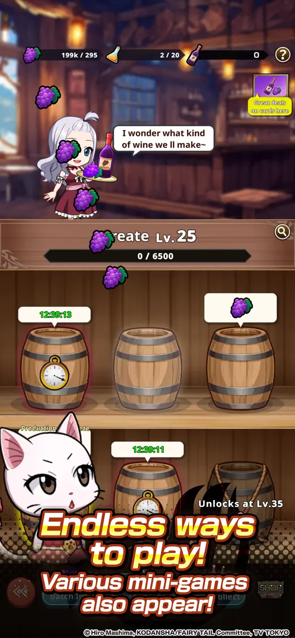 FAIRY TAIL Wizard Chronicle iOS Mod IPA screenshot 4 - iOS game interface