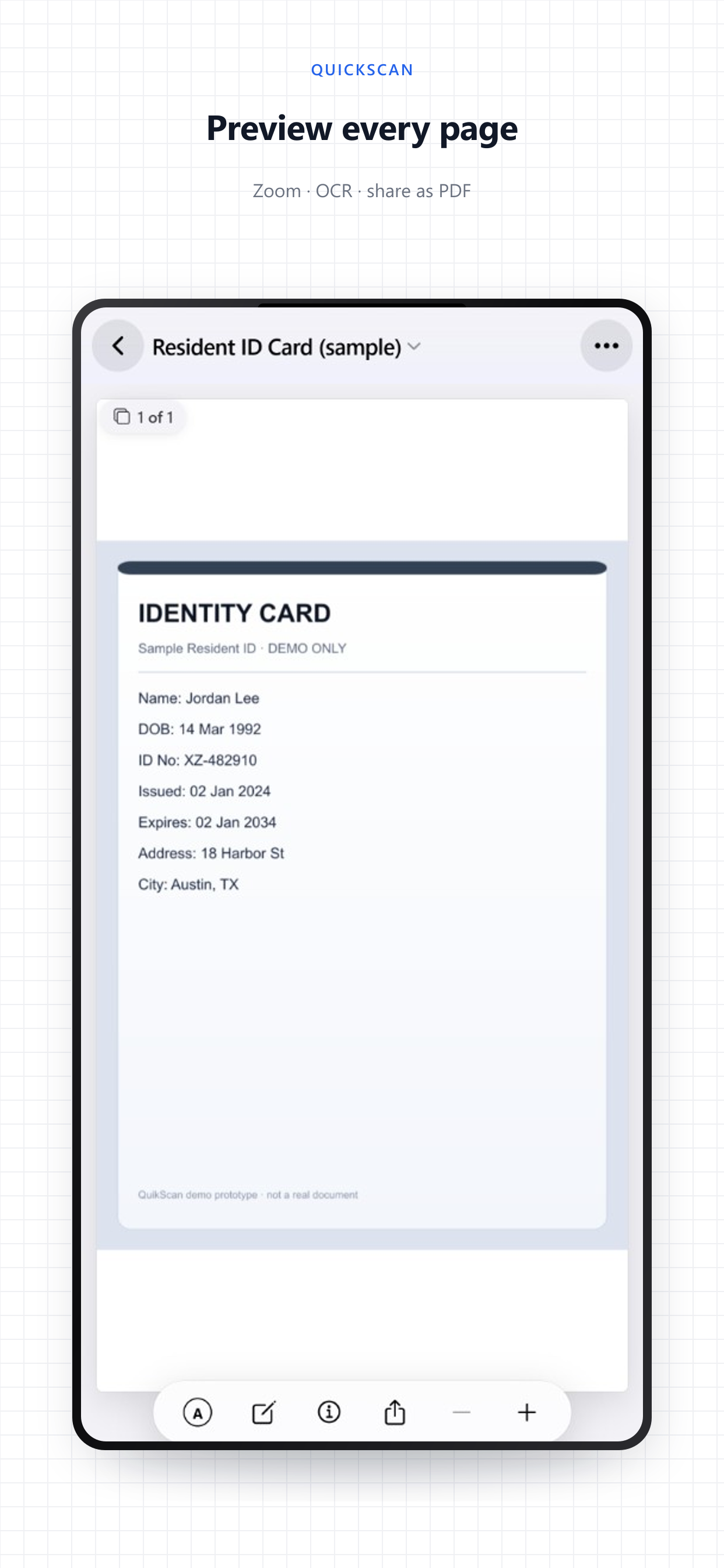 QuickScan: OCR Docs Scanner screenshot 7