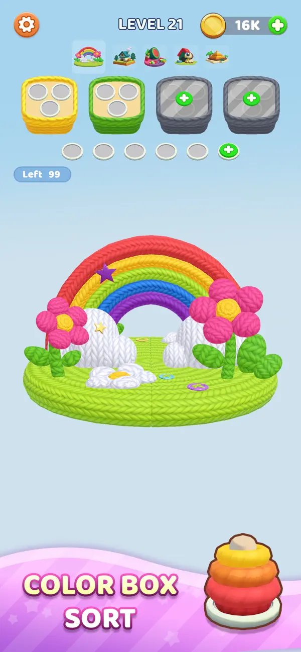 Yarn Fever! Unravel Puzzle Hack screenshot 3 - game app interface