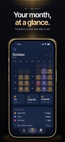 FlexAlarm: Shift Alarm Clock screenshot 2