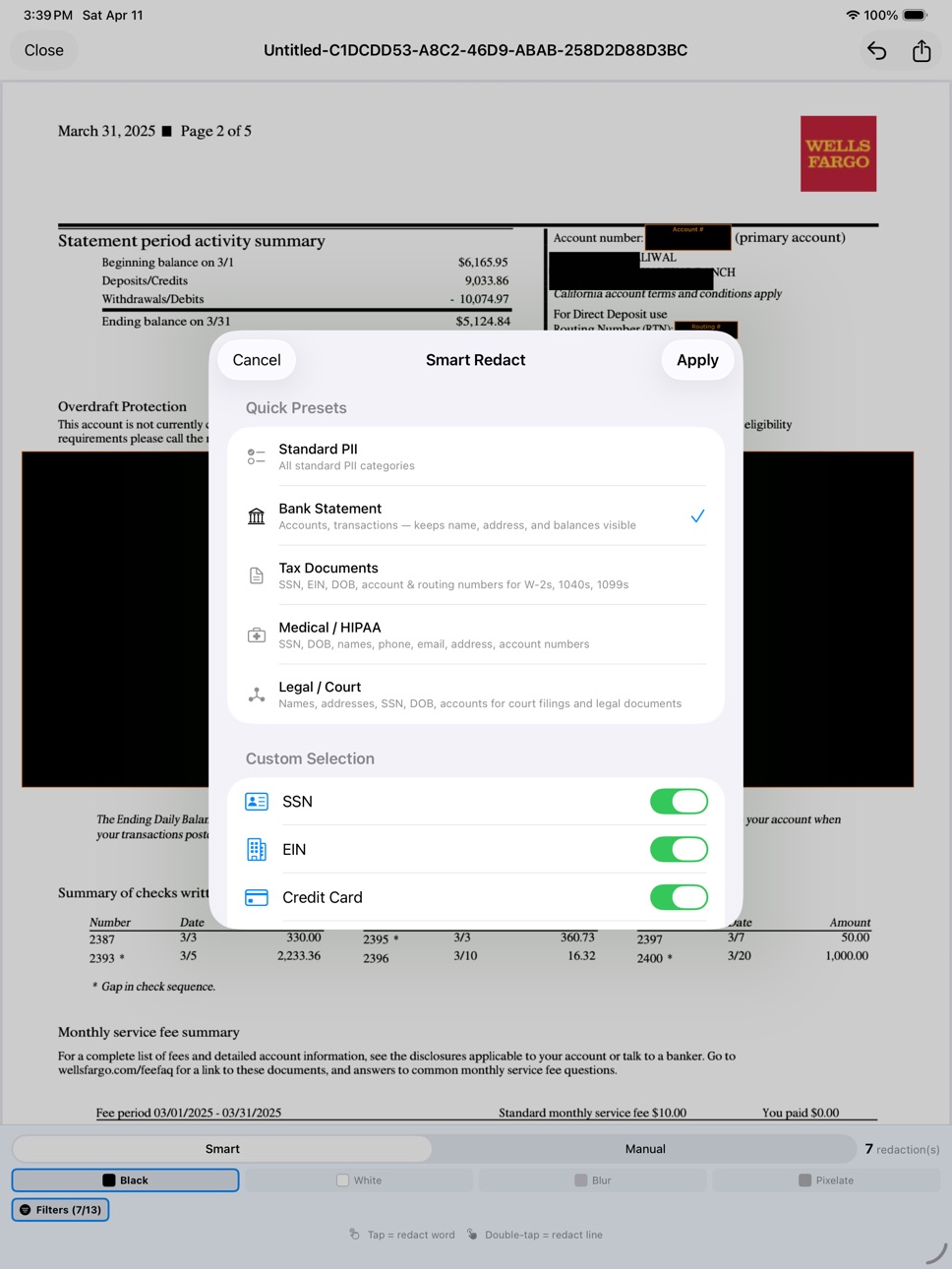 iPad screenshot