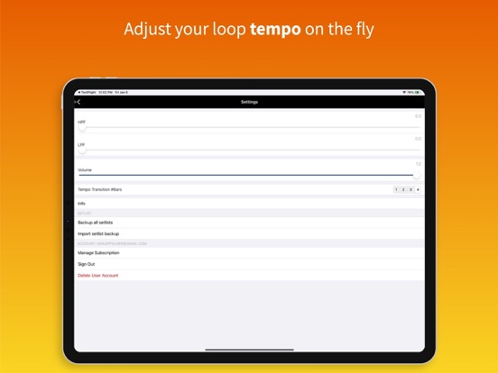 Groovy Loopz (Pro) iPad screenshot 5 - Music app
