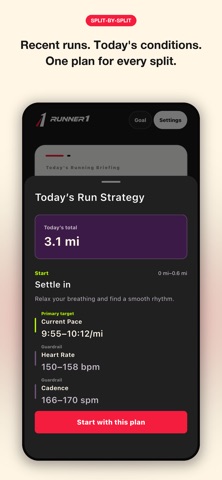 Runner 1: AI Running Coach Screenshot 2 of 5