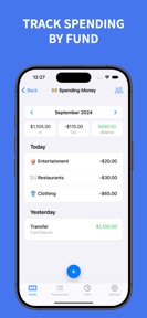 Petty Cash - Envelope Budget screenshot