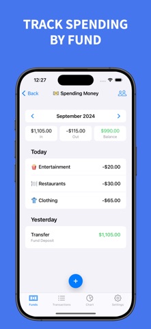 Petty Cash - Envelope Budget iPhone screenshot