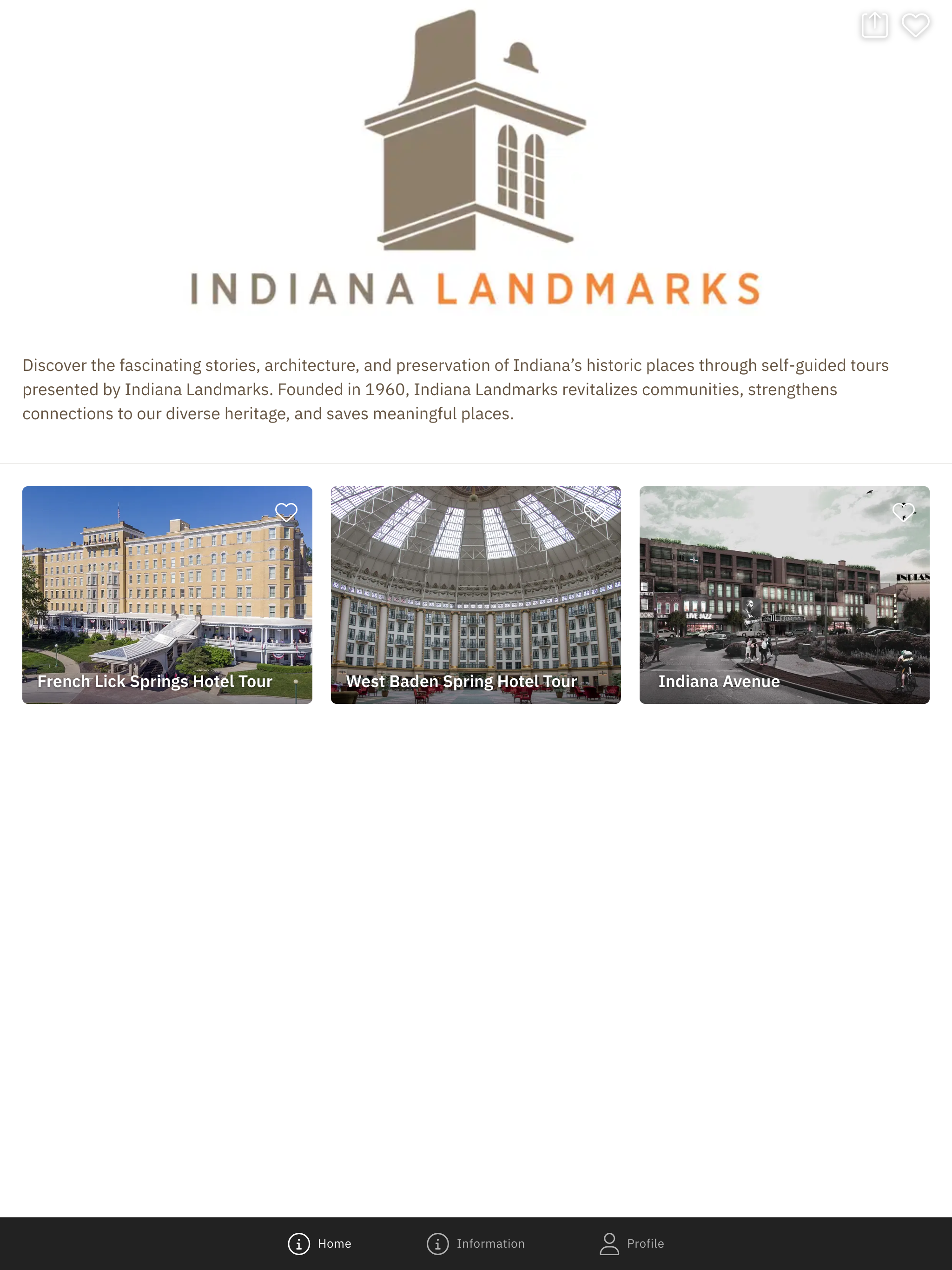 Indiana Landmarks Tours